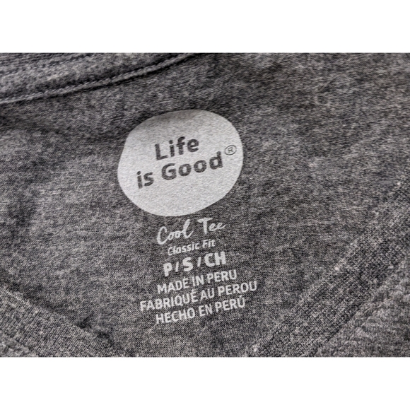 Life is Good Cool Tee Long Sleeve Classic Fit Size Small - Picture 4 of 5